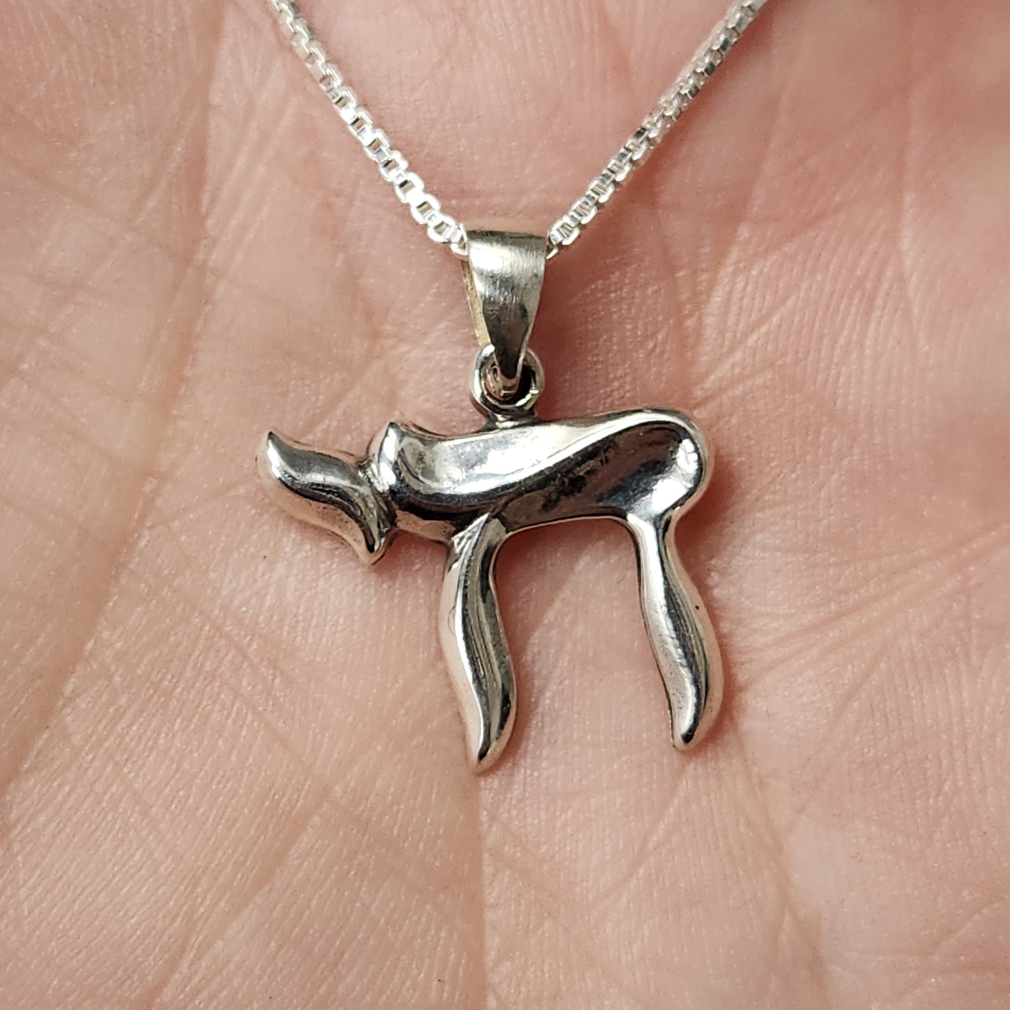 Sterling Silver Classic Chai Necklace