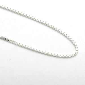 Sterling Silver Box Chain 1.2mm - JewelryJudaica