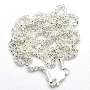 Sterling Silver Wheat Chain Thick Men's - JewelryJudaica
