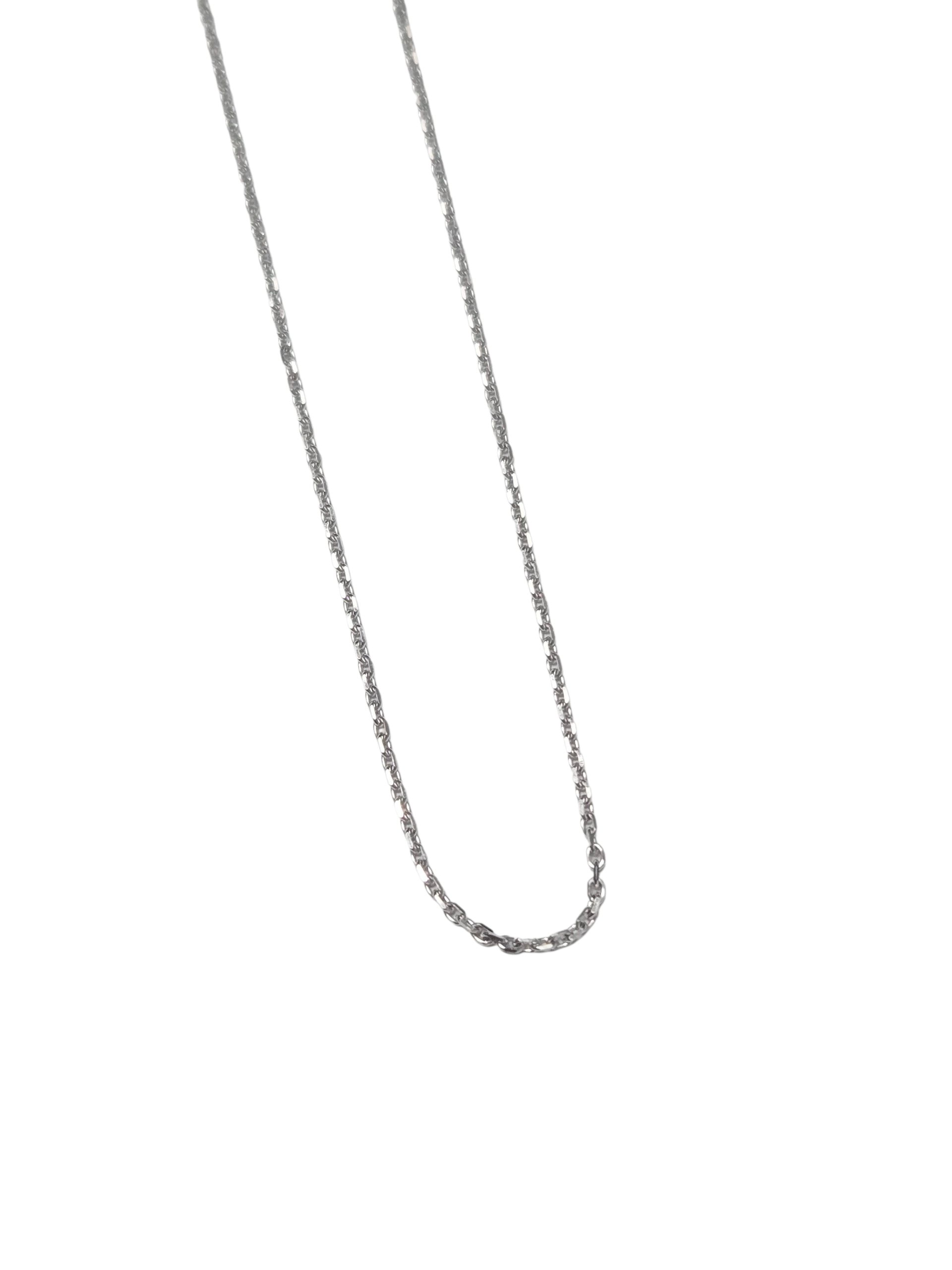 14k White Gold Medium Cable Chain