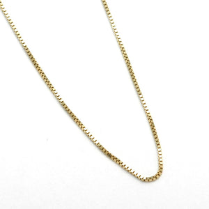 14k Yellow Gold Box Chain Medium - JewelryJudaica