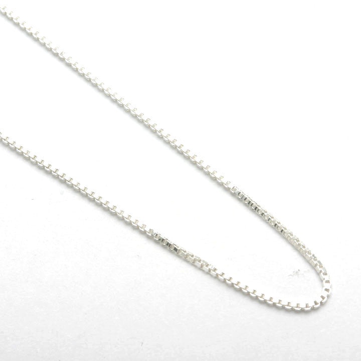 Sterling Silver Box Chain 0.9mm - JewelryJudaica