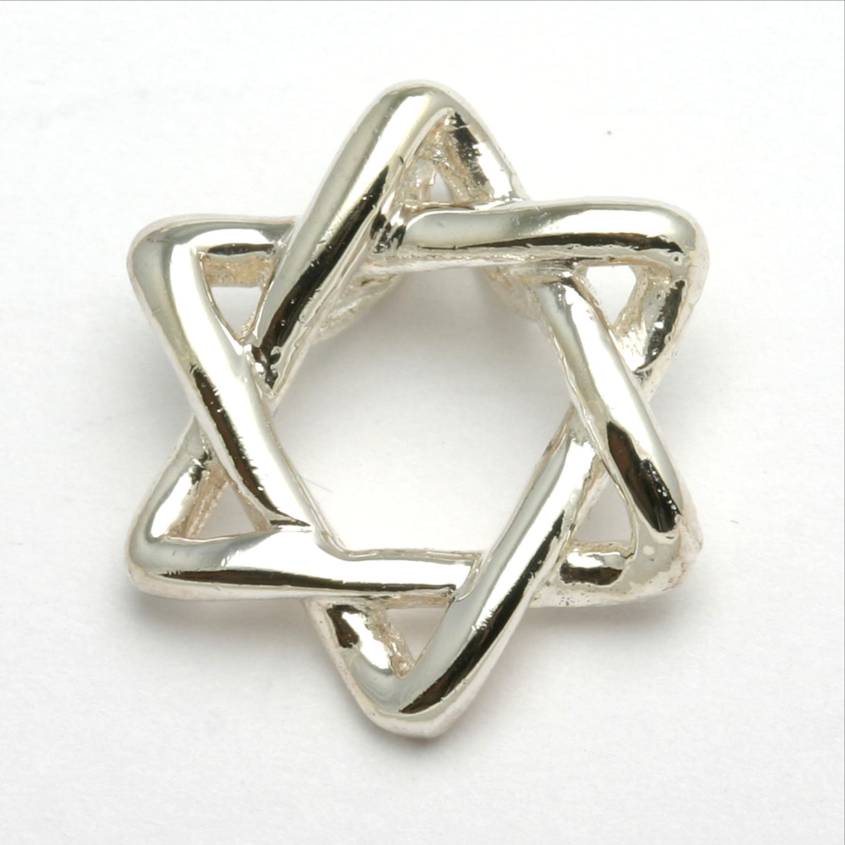 Sterling Silver Star of David Pendant Slide - JewelryJudaica