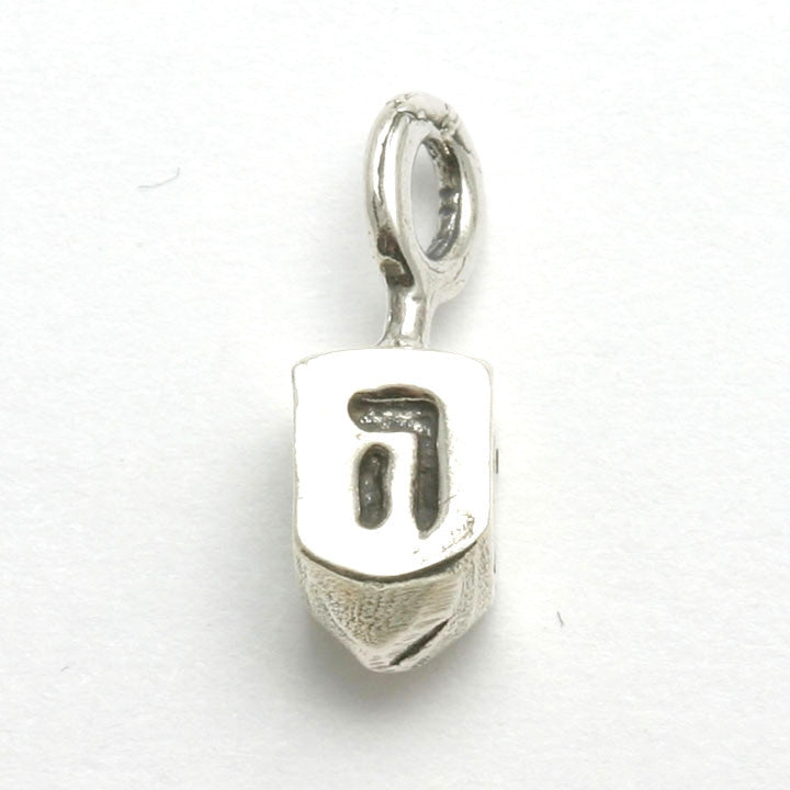 Large Sterling Silver Hanukkah Dreidel - Israel Center of Judaica Large Sterling Silver Hanukkah Dreidel - Israel Center of Judaica