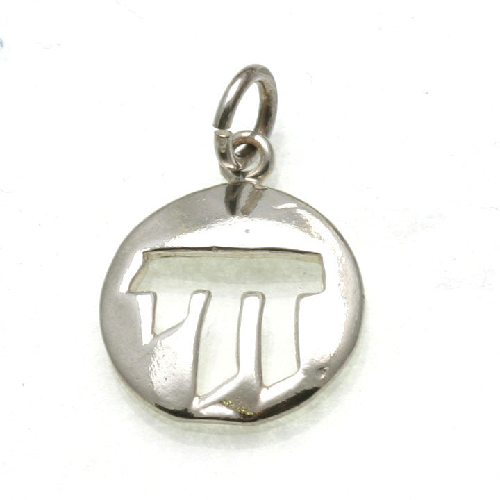 Sterling Silver Chai Encircled Pendant Smooth - JewelryJudaica