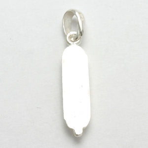 Sterling Silver Mezuzah Pendant Solid Shadai Traditional - JewelryJudaica