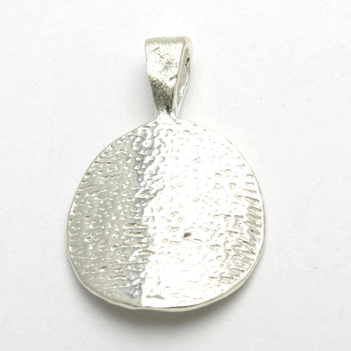 Sterling Silver Chai Pendant Encircled Judaica - JewelryJudaica