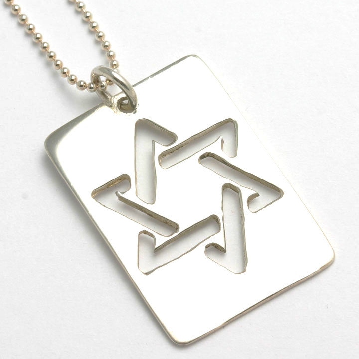 Star of David Necklace Magen David Necklace Jewish Star 