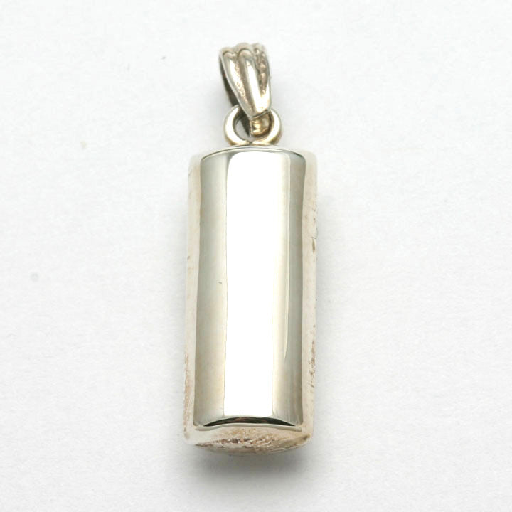 Sterling Silver Mezuzah Pendant Star Chai Solid - JewelryJudaica