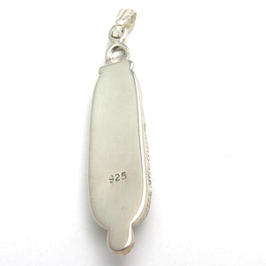 Sterling Silver Mezuzah Filigree Shadai Pendant Large - JewelryJudaica
