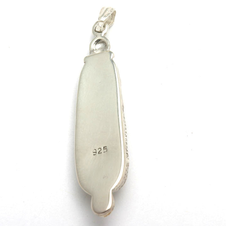 Sterling Silver Mezuzah Filigree Shadai Pendant Large - JewelryJudaica