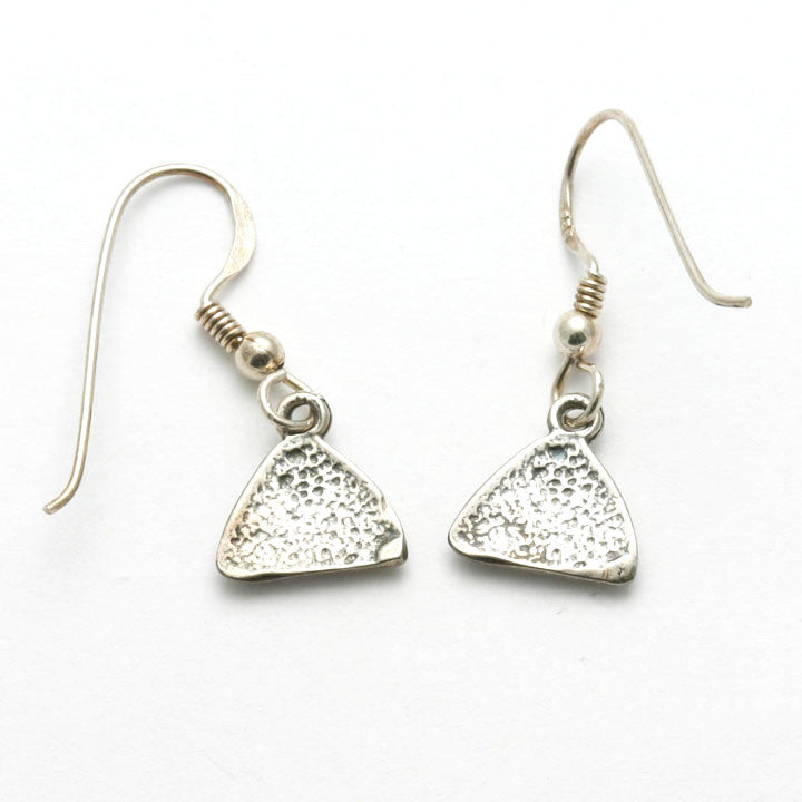 Sterling Silver Hamantashen Dangle Earrings Purim - JewelryJudaica