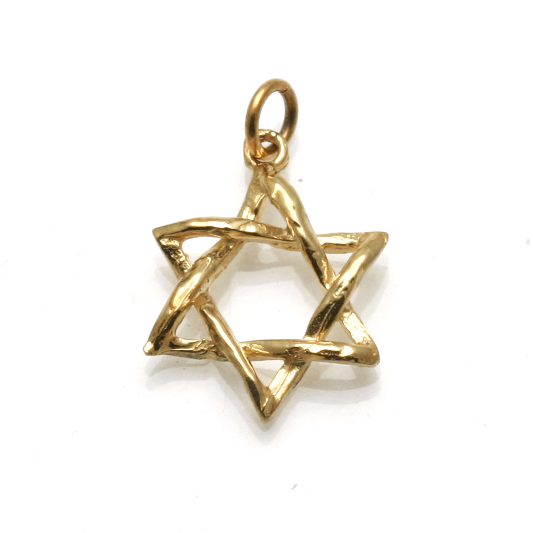 14K Gold Diamond Star of David Pendant Necklace with Blue Enamel, Jewish  Jewelry | Judaica WebStore