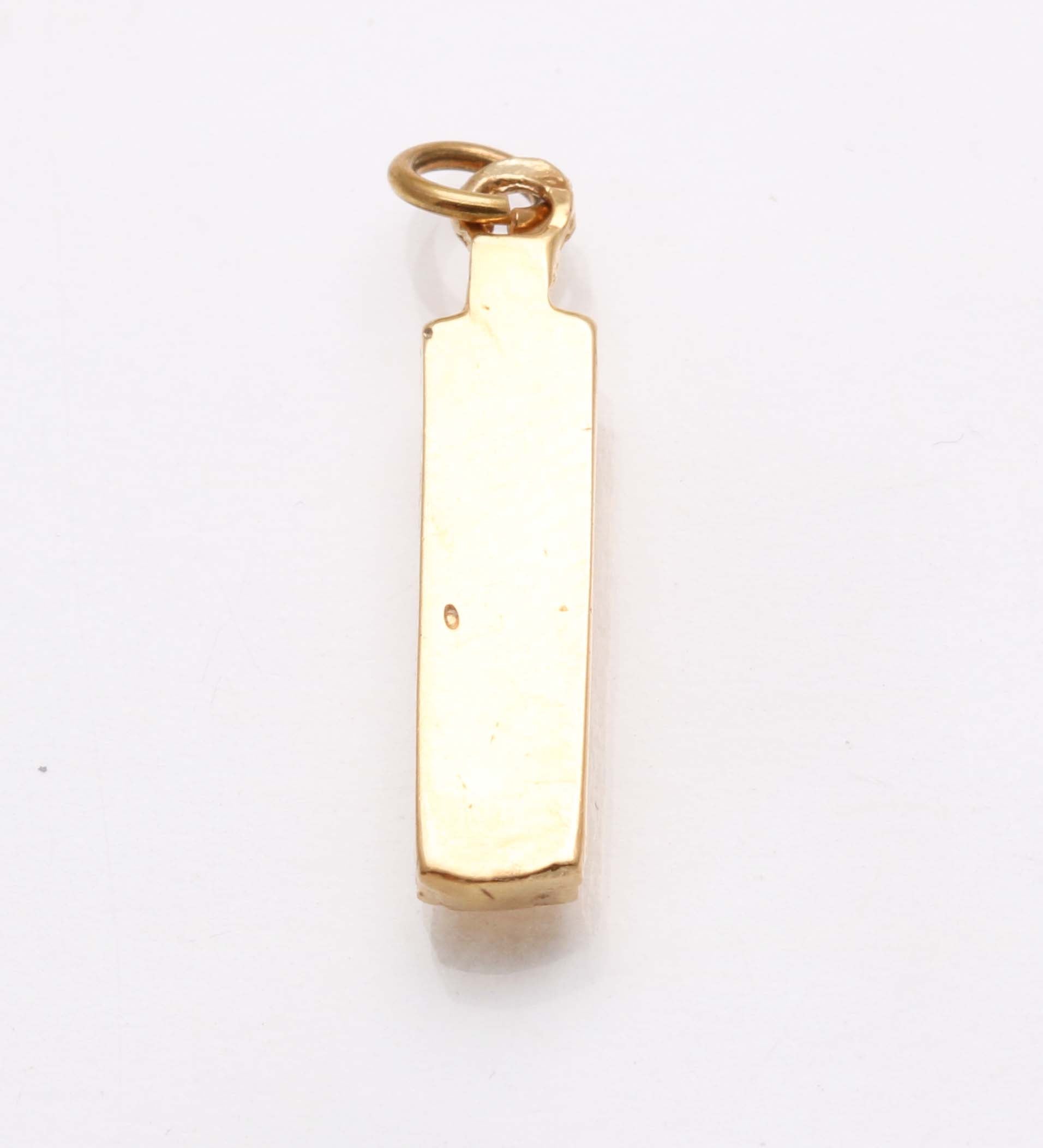 14k Yellow Gold Mezuzah Solid Shadai Pendant - JewelryJudaica