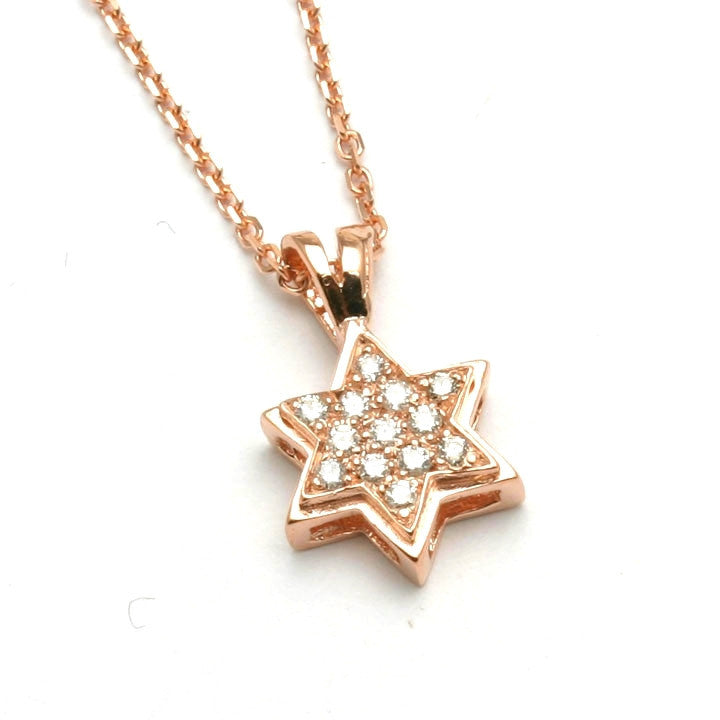 5.5mm Diamond Star Necklace | MARIA TASH