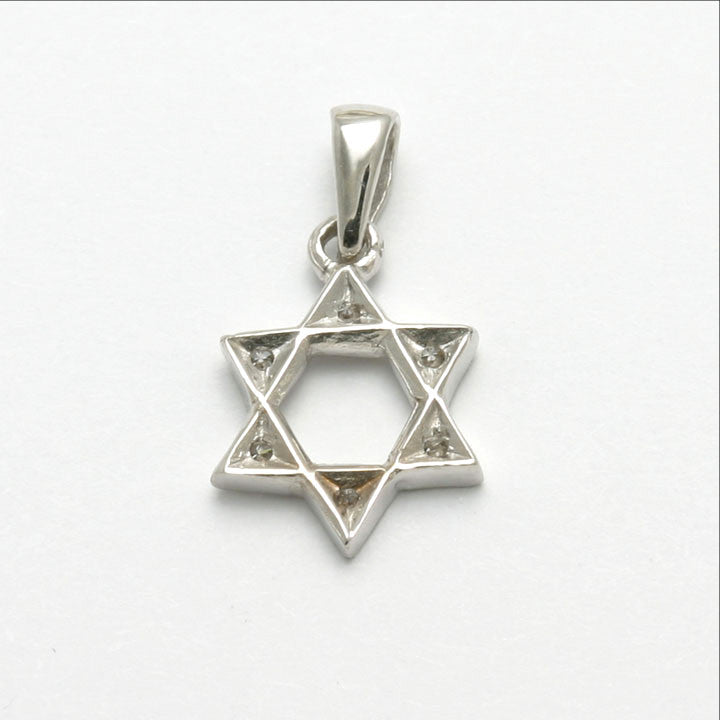 Alex Jona White Diamond 18 Karat White Gold Star of David Pendant Necklace  For Sale at 1stDibs | butterfly star of david necklace, star of david  butterfly necklace, star of david necklace diamond