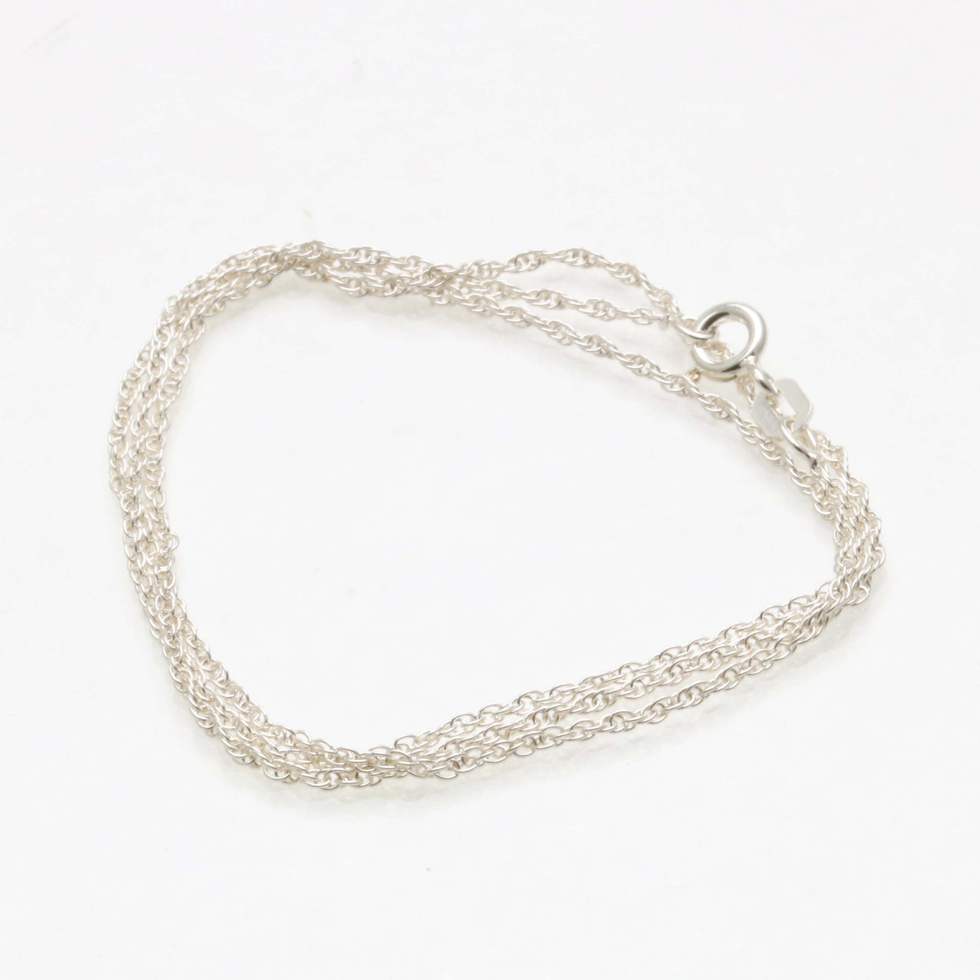 Sterling Silver Twisted Link Chain - JewelryJudaica