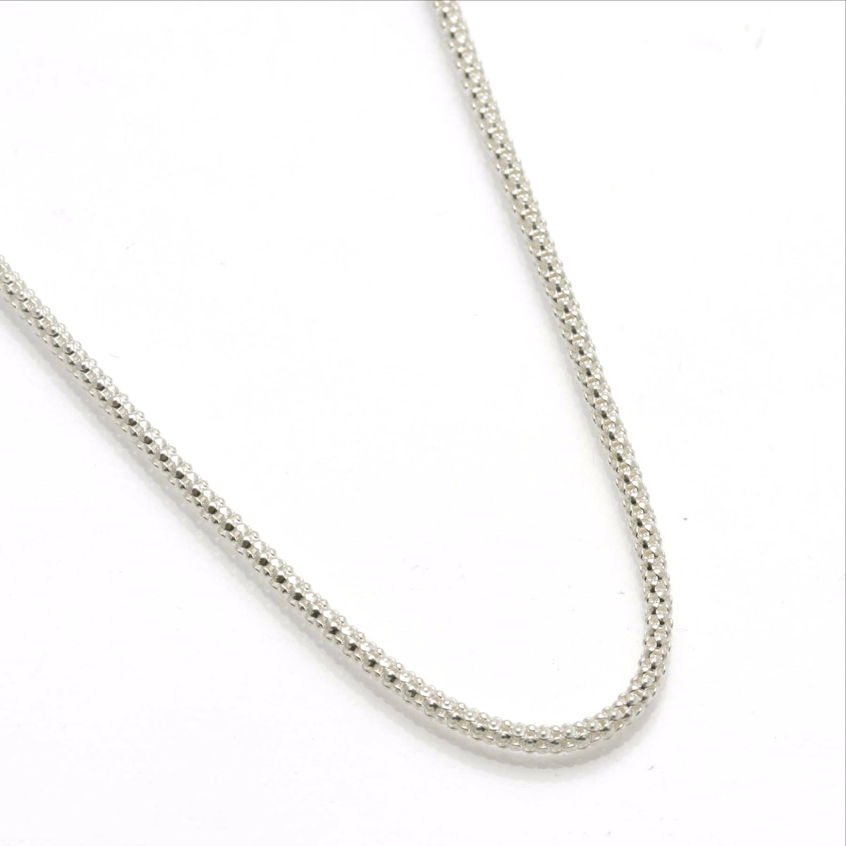 Sterling Silver Rounded Popcorn Chain - JewelryJudaica