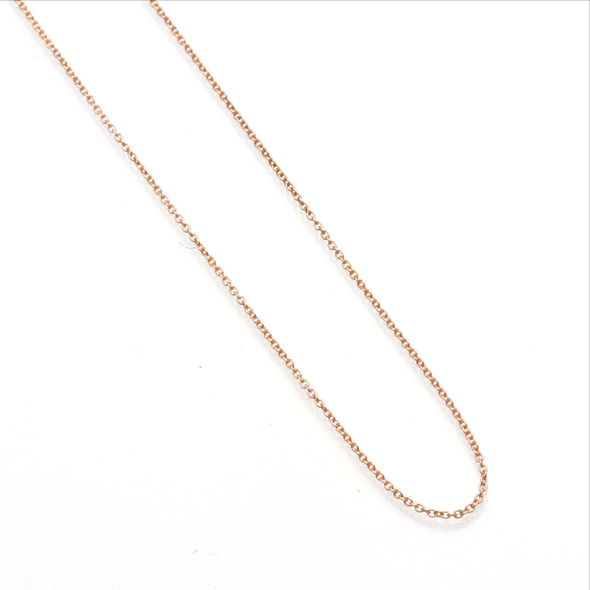 14k Rose Gold Cable Link Chain Lightweight - JewelryJudaica