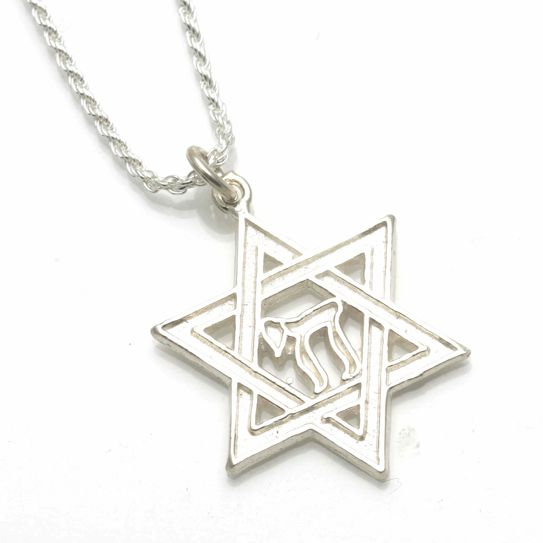 Sterling Silver Rope Chain - JewelryJudaica